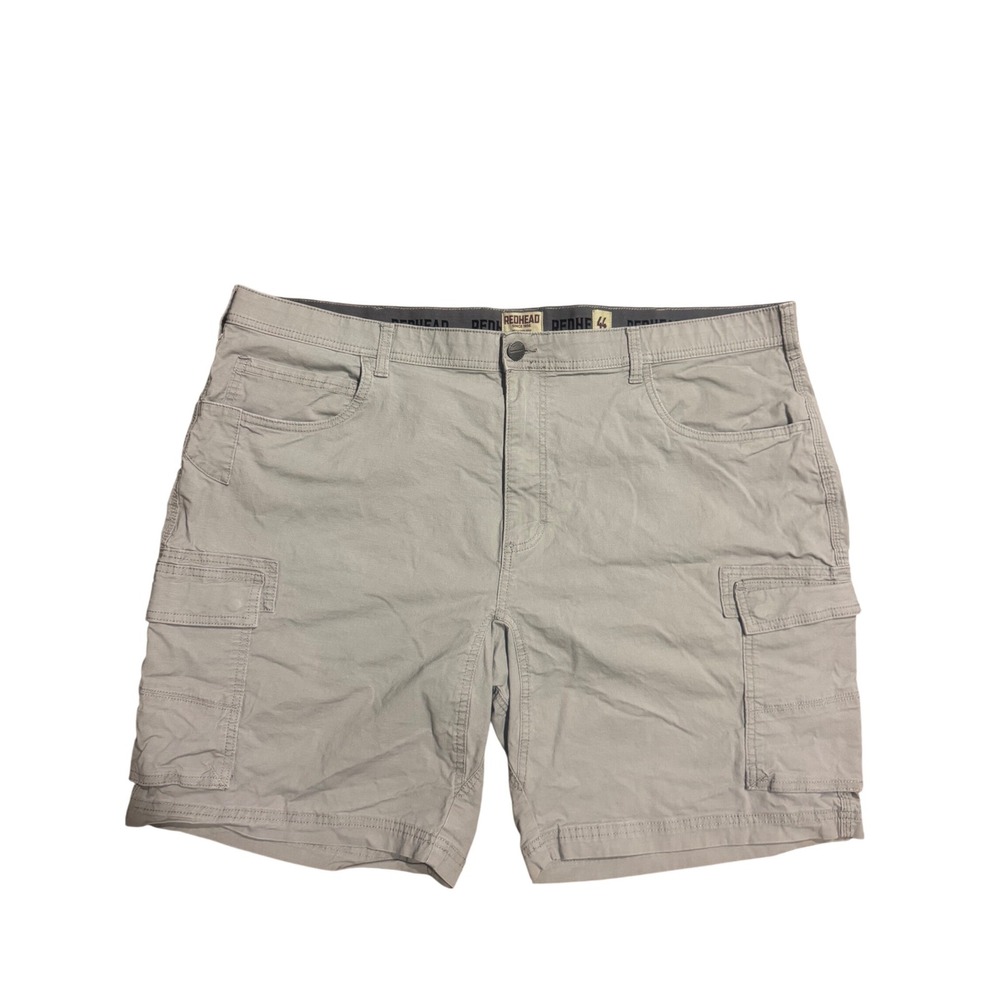 RedHead Mens Gray Cargo Shorts Size 44 Outdoor Cotton Stretch 612RHS24-8110S